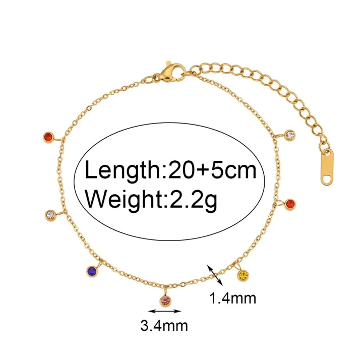 Stainless%20Steel%20Gold%20Plated%20Tarnish%20Free%20Jewelry%20Wheat%20Texture%20Rope%20Chain%20Anklets%20Bracelets%20Foot%20Leg%20Jewelry%20For%20Women%20Ladies%20-%20Image%207