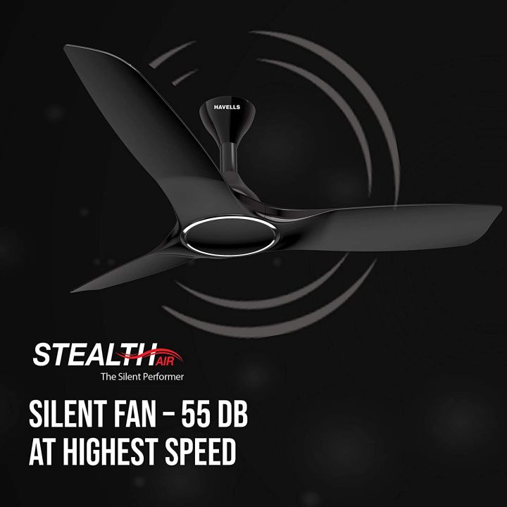 Havells%20Stealth%20Air%201200MM%20/%2048"%20Most%20Silent%20BLDC%20Remote%20Controlled%20Ceiling%20Fan%20Premium%20Look%20and%20Finish%20(Metallic%20Black)%20-%20Image%207