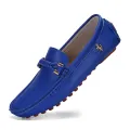 YRZL Yellow Loafers for Men Casual Leather Shoes Mens Loafers Moccasins Breathable Slip on Big Size 48 Driving Shoes for Men KEEMEEUYZO. 