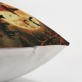 New long-haired little witch Halloween super soft pillow case for home living room sofa festive atmosphere ornaments cushion cover.
