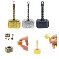Interesting Metal Warhammer Fidget Spinner The Mighty Mjolnir Keychain Decoration Children Adult Stress Relief Fingertip Toy. 