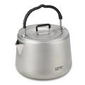 1.4L Titanium Tea Pot Ultralight Outdoor Camping Hiking Water Kettle Coffee Pot Teapot.