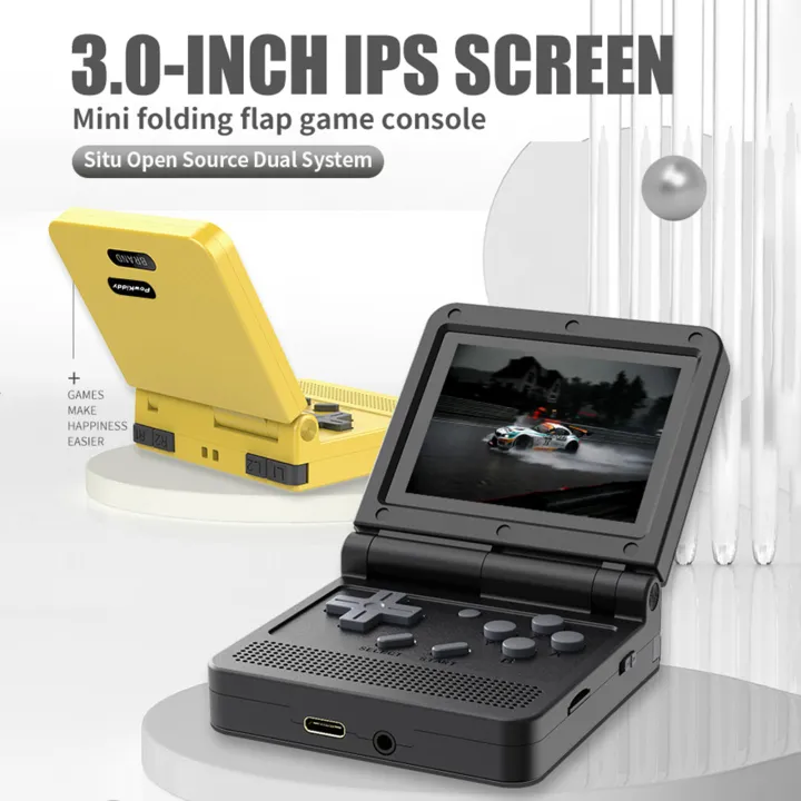 Powkiddy%20V90%20Handheld%20Game%20Console%203.0%20Inch%20IPS%20Screen%20Flip%20Retro%20Video%20Game%20Player%20Open%20Source%20Portable%20Mini%20Game%20Consoles%20Gift%20-%20Image%203