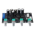 NE5532 Amplifier Tone Preamp Board Treble Bass Midrange Volume Tone Control Adjustment Pre-Amplifier, Fixed Version.