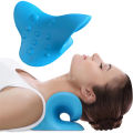 pu cervical repair massage pillow reverse arch traction cervical occipital spine stretch orthosis PU foam neck pillow wholesale. 