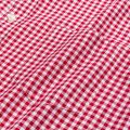 Men's 100% Cotton Plaid Striped Short Sleeve Shirt Single Patch Pocket Button-down Holiday Youthful Casual Checkered Thin Shirts.