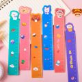6pcs Cartoon Cute Pet Ruler Bookmark Student Creative Painting Scale Learning Stationery Bendable Ruler Kwaii Acessorios. 