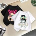 Children's New T-Shirt Summer Children's Short-Sleeved T-Shirt Boys and Girls Casual Tops Boys and Girls Fashion Summer Tide. 