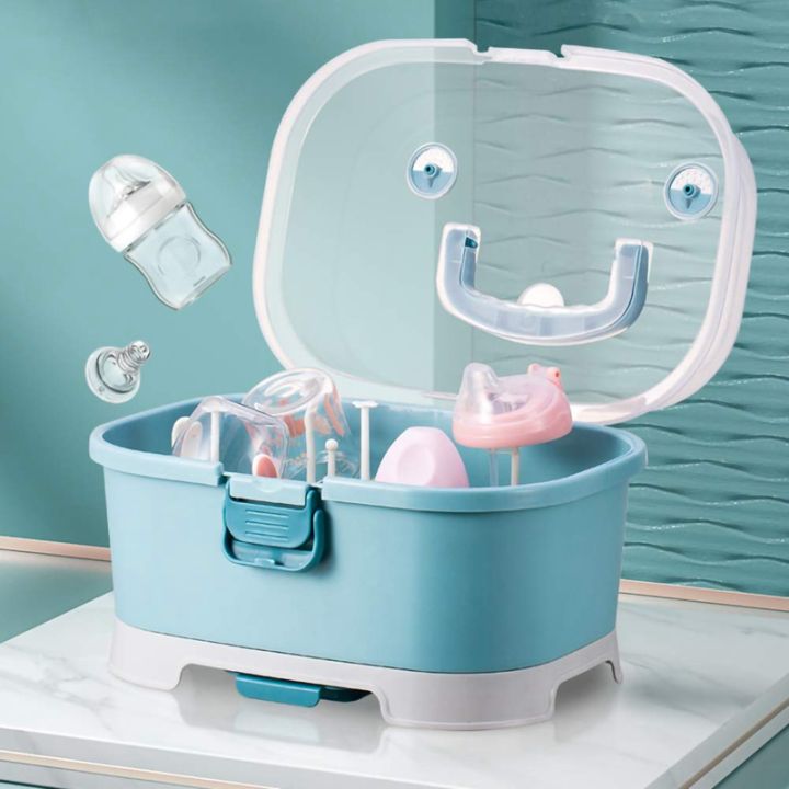 Baby%20Bottle%20Drying%20Rack%20Storage,Large%20Nursing%20Bottle%20Storage%20boxOrganizer%20with%20Cover,Portable%20Kitchen%20Cabinet%20Organizer%20-%20Image%207