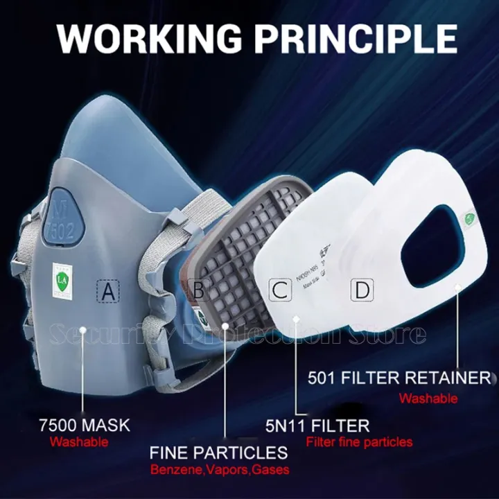 7502%20Respirator%20Mask%20Protective%20Mask%20Industry%20Painting%20Spray%20Dust%20Gas%20Mask%20With%203M%20501%205N11%206001CN%20Chemcial%20Half%20face%20Mask%20-%20Image%206