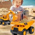 Simulation Excavator Truck Model Tractor Toy Dump Truck Model Car Toys Mini Cars Excavator Dump Truck Model Kids Birthday Gift. 
