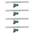 4X for SONY PS4 Controller USB Charging Port Socket Board JDS-055 5TH V5 12 Pin Cable.
