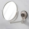 Bath Mirror Cosmetic Mirror 1X/3X Magnification Suction Cup Adjustable Makeup Mirror Double-Sided Bathroom Mirror. 
