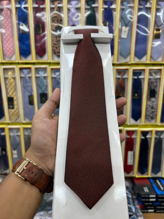 Brown%20Formal%20Neck%20Tie%20For%20Men%20-%20Image%205