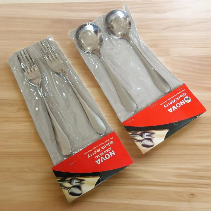 Lightweight%2012pcs%20Stainless%20Steel%20Spoon%20Set,%20Including%206%20Fork%20and%206%20Round%20Sup%20Spoons,%20Silver%20Color,%2015cm%20Long,%20for%20Tableware,%20Super%20Cutlery(Upstore)%20-%20Image%202