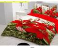 Cotton with two matching pillow cover with cotton king size bed sheets - Simple to Use.