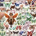 10/30/50PCS Colorful Moth Animal Cute Stickers Cartoon Decals Kids Toy DIY Diary Suitcase Scrapbook Laptop Bike Funny Sticker.