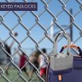 2 Pack Padlocks with Keys Shackle Padlocks Long Lock Heavy Duty Key Padlock Weatherproof Locks for Garden Shed Garage. 