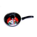 Kiam Non Stick Fry Pan 22 CM with Glass Lid (IB) - Black. 