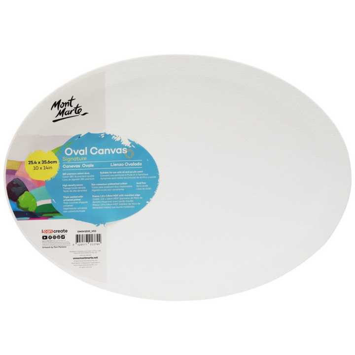 Mont Marte Canvas Oval D.T. 25.4x35.6cm | Daraz.com.bd