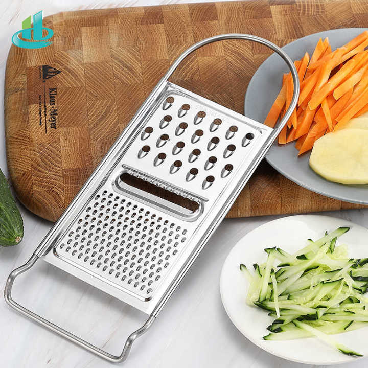 Premium 3 Way Stainless Steel Flat Grater - 12x4.3 Inch - Kitchen ...