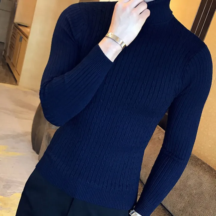 ZOGAA%20Casual%20Men%20Winter%20Solid%20Color%20Turtle%20Neck%20Long%20Sleeve%20Twist%20Knitted%20Slim%20Sweater%20Men's%20Knitted%20Sweaters%20Pullover%20Knitwear%20-%20Image%204