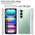 Infinix Hot 50 5G Transparent Soft & Flexible TPU Mobile Back Cover. 