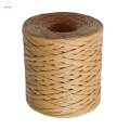 3x Raffia Paper Ribbon Roll Natural Twine Cord String for Valentine' Day Gift Wrapping Florist Bouquets Projects Crafting Weaving. 