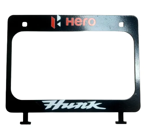 Full%20metal%20Back%20License%20plate%20cover%20or%20New%20design%20number%20plate%20cover%20for%20motorcycle%20Hero%20Hunk.%20Black%20-%20Image%202