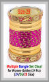 Multiple Bangle Set Churi for Women-Golden (24 Pcs).