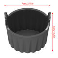 1pc Air Fryer Egg Pan Scrambled Egg Cooker Silicone Egg Poacher Heat Resistant Poached Maker Air Fryer Cake Mold Kitchen Tool.
