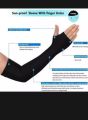 UV Sunscreen Half Finger Long Gloves Cuff Outdoor Arm Sleeve Sun Hand Protection Fingerless Gloves. 