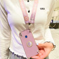 AnDyH Phone Case for Vivo Y95 Y93 Y91 Y91i 1807 1816 1817 1811 Original Casing with Clock Standand Lanyard. 