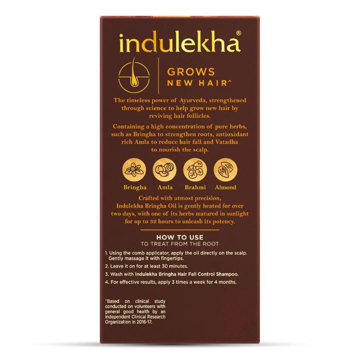 INDULEKHA%20Bringha%20Hair%20Oil%20Selfie%20Bottle%20-%20100%20ml%20(Indian)%20-%20Image%205