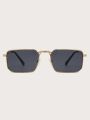 DKS04694 Flexible & Comfortable Polycarbonate Anti Reflection Stylish Full Black Sunglass With High Quality Metal & Fiber Frame For Men. 