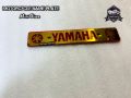 YAMAHA Motorcycle New Design Name Plate Metal Gold. 