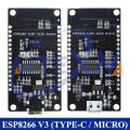NodeMCU ESP8266 V3 Development Board With 0.96 Inch OLED Display CH340 ESP-12F WiFi Module TYPE-C USB For Arduino/Micropython. 