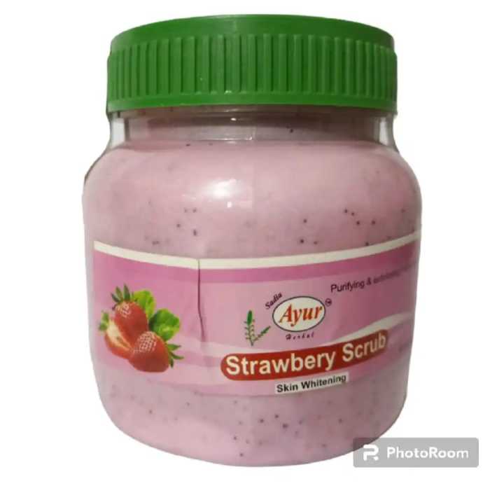Ayur Strawberry Scrub skin whitening