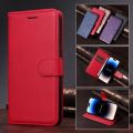 Pure Color Wallet Flip Leather Case For OPPO Reno 3 4 5 6 7 8 9 Pro 4G 5G 8T Plus Phone Book Cover Reno4 Reno5 Reno6 Reno7 Z F. 