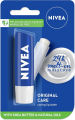 NIVEA Original Care Lip Balm For 24h Moisture With Shea Butter & Natural Oils 4.8g INDIAN. 