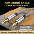 CASIFY G1 3.5mm Male to Male Cable Audio Cable 3.5mm to 3.5mm Audio Cable Aux Cable Male to Male Audio Aux Cable 1 Meter. 