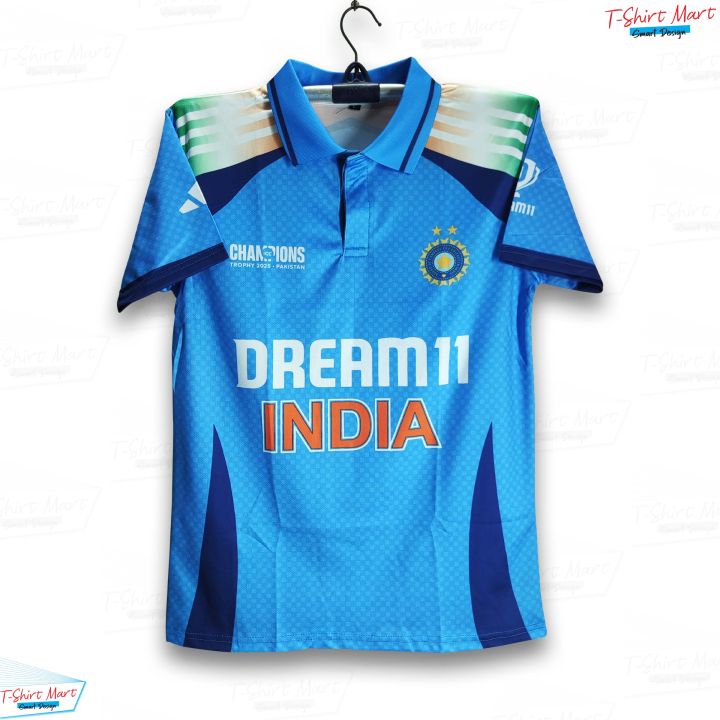 India ICC Champions Trophy Short Sleeve Polo Jersey For Man