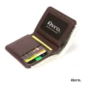 Avro Men's Soft PU Leather Business Wallet Multi-Card Slot With ID Holder Solid Color Travel Money Bag For Men.