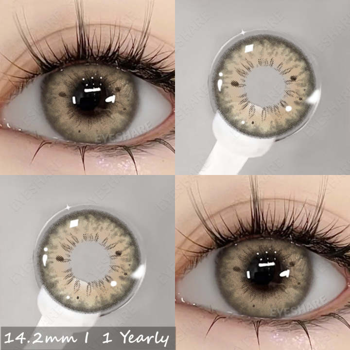 Exclusive Ksseye/Eyeshare Blackspot Brown/HC2 Brown Color Contact Lens With Regular Kit Box For Men And Women. Ksseye/Eyeshare Blackspot Series. BR