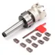 MT2 M10&50mm Face End Mill Cutter+10 pcs APMT1604 Carbide Insert Wrench CNC. 