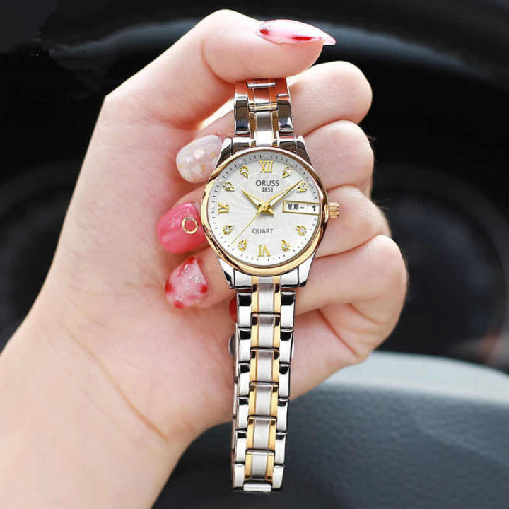 Brand Waterproof and Simple Temperament Quartz Women's Network Red Watch Women