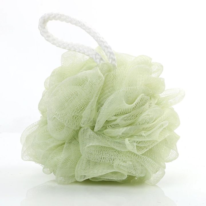 【Cathery Baby Store】Shower Soft Scrub Exfoliate Sponge Mesh Scrubber Cleaning Skin Care Flower