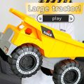 Baby Classic Simulation Engineering Car Toy Excavator Bulldozer Model Tractor Toy Large Size Dump Truck Model Car Toy Kid Gifts. 