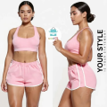 Sports Bra and Shorts Set for Women, Comfortable Activewear. 