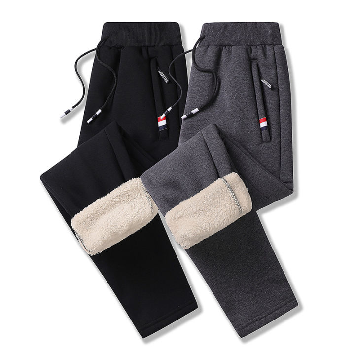Men's%20Winter%20Lambskin%20Cotton%20Velvet%20Pants%20Thickening%20Exercise%20Straight%20Leg%20Sweatpants%20Men's%20Casual%20Jogger%20Pants%20Trendy%20Men%20-%20Image%204